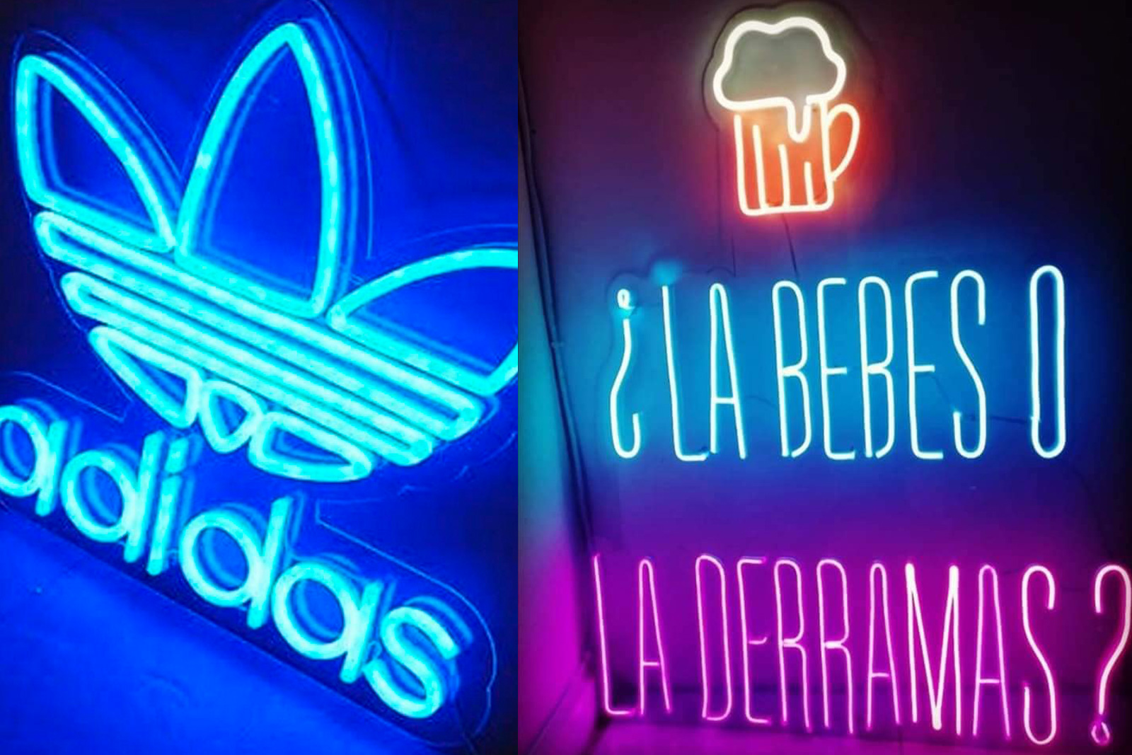 Letreros Neon Flex de manguera elásticos con Luz Led