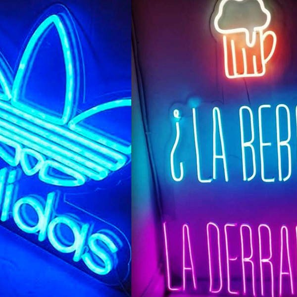 Letreros Neon Flex de manguera elásticos con Luz Led